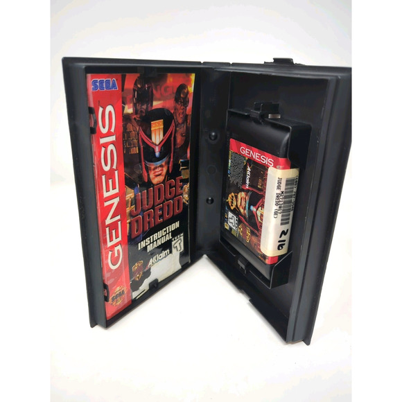 Judge Dredd (Sega Genesis, 1995) Complete in box | Tested Previous rental - Picture 2 of 4